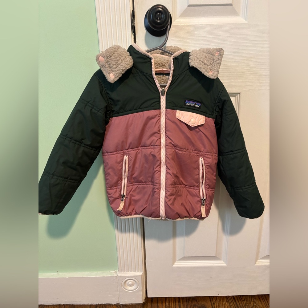 Toddler Girls Reversible Patagonia Jacket